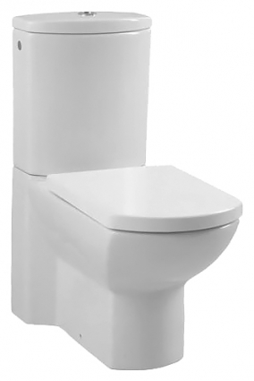 Унитаз-компакт VitrA Nuova с микролифтом, белый, овальный, 37x71 см