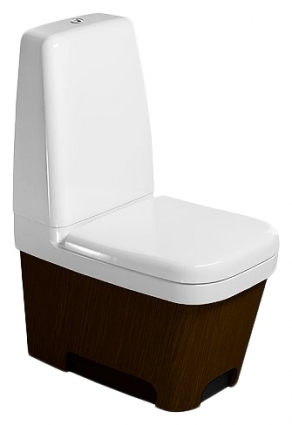 Унитаз напольный Duravit Esplanade 214709 прямоугольный, 45x65 см