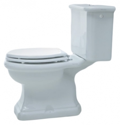 Унитаз-компакт Disegno Ceramica Paolina PA00400001 белый, овальный, 47x73 см