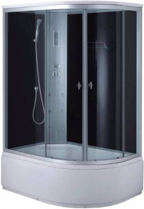Душевая кабина Aqualux AQ-4073GFL Modo-130 прямоугольная-асимметричная, поддон глубокий