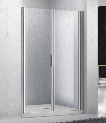 Душевая дверь в нишу BelBagno Sela B 2 120 C Cr распашная, стекло прозрачное