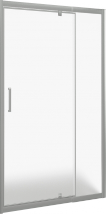 Душевая дверь в нишу Good Door Orion WTW-PD-100-G-CH распашная, стекло рифленое