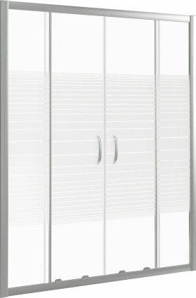 Душевая дверь в нишу Good Door Infinity WTW-TD-150-S-CH раздвижная, стекло прозрачное