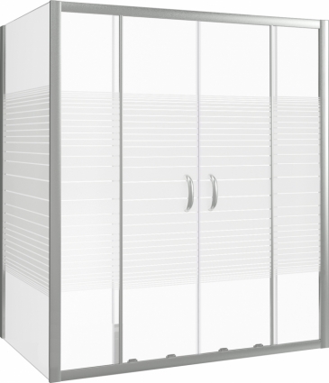 Душевой уголок Good Door Infinity WTW-TD+SP-S-CH 170x80 прямоугольный, двери раздвижные