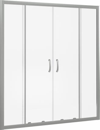 Душевая дверь в нишу Good Door Infinity WTW-TD-170-C-CH раздвижная, стекло прозрачное