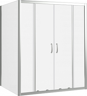 Душевой уголок Good Door Infinity WTW-TD+SP-C-CH 150x90 прямоугольный, двери раздвижные