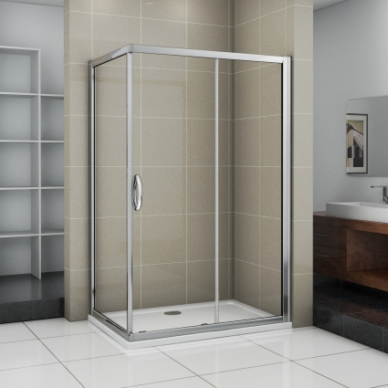 Душевой уголок Good Door Infinity WTW+SP-C-CH 110x90 прямоугольный, двери раздвижные