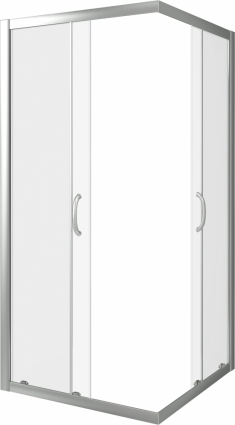 Душевой уголок Good Door Infinity CR-90-C-CH 90x90 квадратный, двери раздвижные