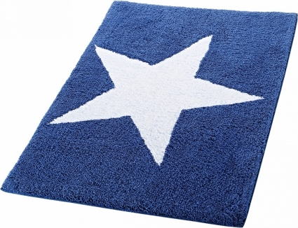 Коврик Ridder Star 712301 90х60 синий в современном стиле