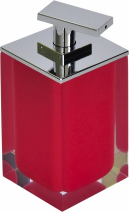 Дозатор Ridder Colours 22280506 красный настольный,  в современном стиле