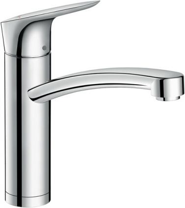 Смеситель Hansgrohe Logis 71833000 для кухонной мойки однорычажный, хром