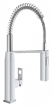 Смеситель Grohe Eurocube 31395000 для кухонной мойки однорычажный, хром