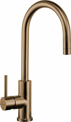 Смеситель Reginox Cano PVD Gold для кухонной мойки однорычажный, золото