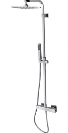 Душевая стойка Bossini Cosmo L30020.030 хром штанга 129 см, шланг 150 см