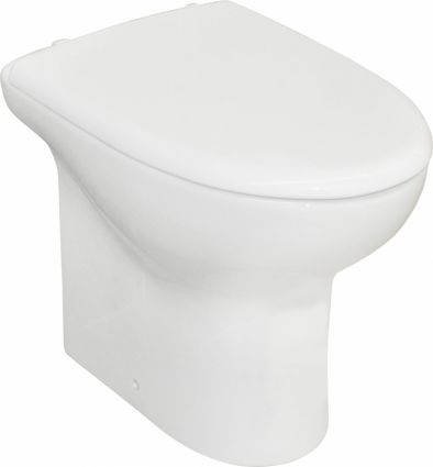 Унитаз приставной BelBagno Anto BB112CB белый, овальный, 34x52.5 см