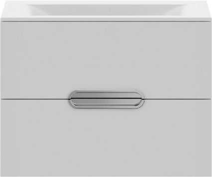 Тумба с раковиной Am.Pm Spirit 60 M70FHX0602WG33 белый глянец, подвесная, с ящиками