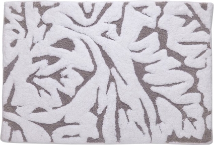 Коврик Kassatex Foglia Grey 51x76 в современном стиле