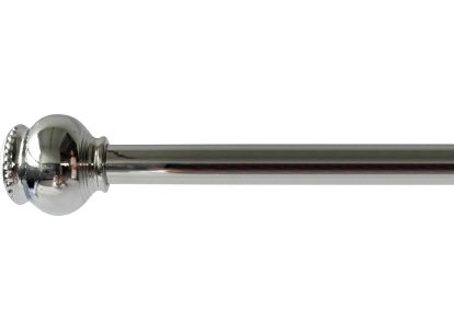 Карниз для ванны Carnation Home Fashions Dorchester Chrome 100-180 см хром,  в стиле ретро