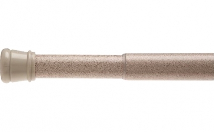 Карниз для ванны Carnation Home Fashions Standard Tension Rod Antique White 105-190 см бежевый,  в современном стиле