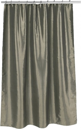 Штора для ванной Carnation Home Fashions Shimmer Sage цвет серый,  в современном стиле