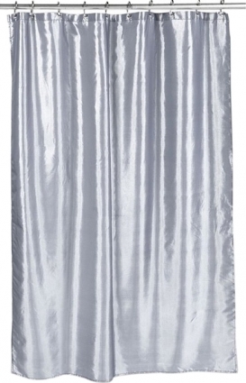 Штора для ванной Carnation Home Fashions Shimmer Pewter цвет серый,  в современном стиле