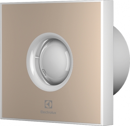 Вытяжной вентилятор Electrolux Rainbow EAFR-120TH с таймером и гигростатом, beige, бежевый, с обратным клапаном