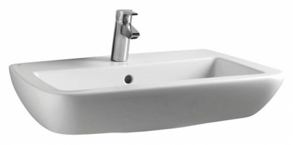 Раковина Ideal Standard Ventuno (75 см) цвет белый, прямоугольная, с переливом