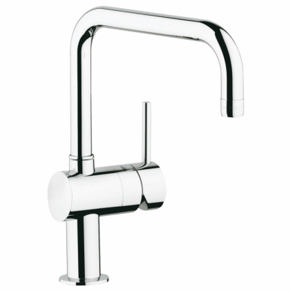 Смеситель для кухонной мойки Grohe Minta с U-изливом, однорычажный, хром