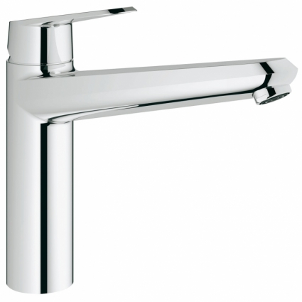Смеситель для кухонной мойки Grohe Eurodisc Cosmopolitan с низким изливом, однорычажный, хром