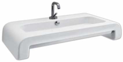 Раковина ArtCeram LaFontana LFL003 01;00 цвет белый, прямоугольная