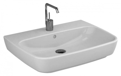 Раковина VitrA Shift 4381B003 (55 см) цвет белый, прямоугольная, с переливом