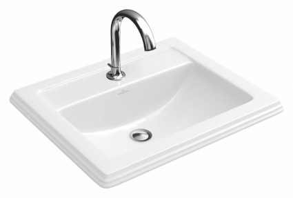 Раковина Villeroy & Boch Hommage star white цвет белый, на столешницу