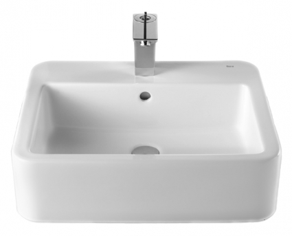 Раковина Roca Element (55 см) цвет белый, на столешницу, квадратная