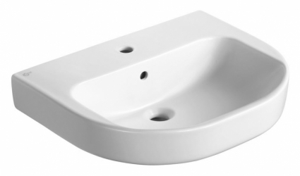 Раковина Ideal Standard Playa 65 см цвет белый, полукруглая, с переливом