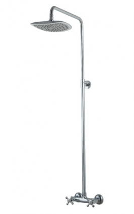 Душевая стойка Lemark Standard для душа хром, штанга 146.5 см, 1 режим