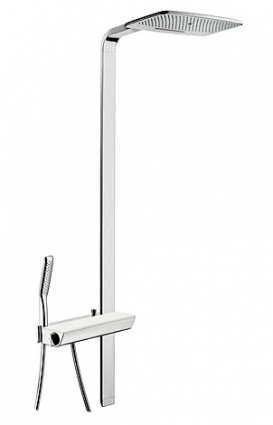 Душевая стойка Hansgrohe Raindance E Showerpipe  хром, штанга 141.6 см