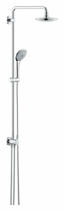 Душевая стойка Grohe Euphoria  хром, штанга 112.7 см, шланг 175 см