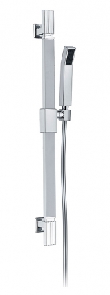 Душевой гарнитур Cezares Cosmo SD-01 хром, штанга 79.5 см, шланг 150 см