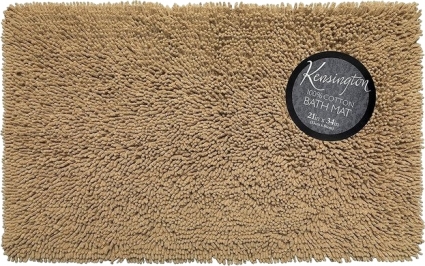 Коврик Carnation Home Fashions Kensington Linen бежевый,  в современном стиле