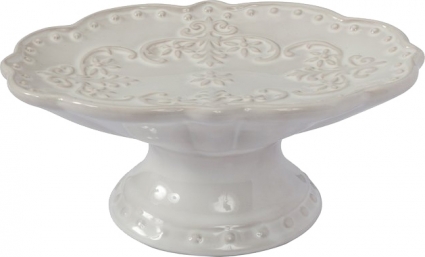 Мыльница Creative Bath Ruffles настольная, цвет белый