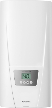 Водонагреватель Clage E-comfort DEX 27 кВт, спиральный теплообменник, белый