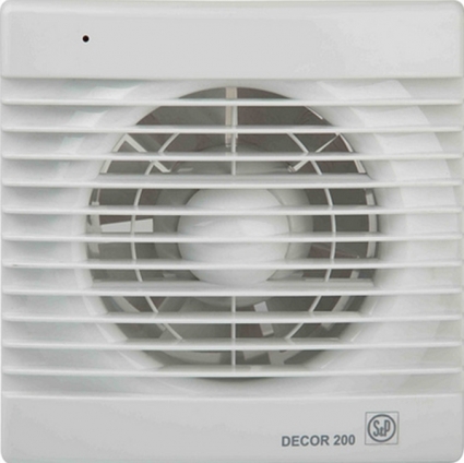 Вытяжной вентилятор Soler&Palau Decor 200C диаметр 120 мм, белый
