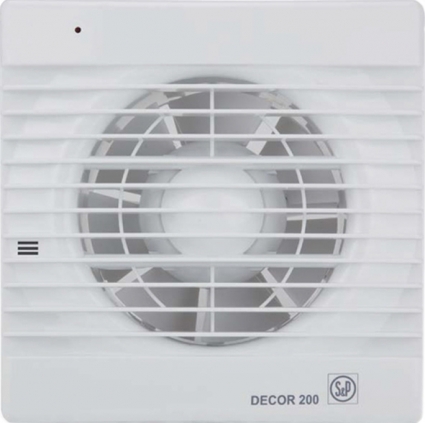 Вытяжной вентилятор Soler&Palau Decor 200CH диаметр 120 мм, белый