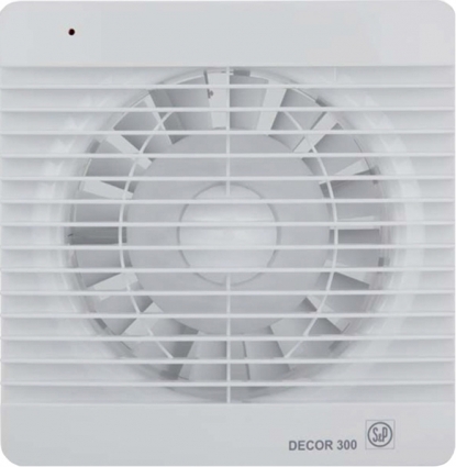 Вытяжной вентилятор Soler&Palau Decor 300R диаметр 150 мм, белый