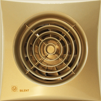 Вытяжной вентилятор Soler&Palau Silent-200 CZ gold диаметр 120 мм, золото