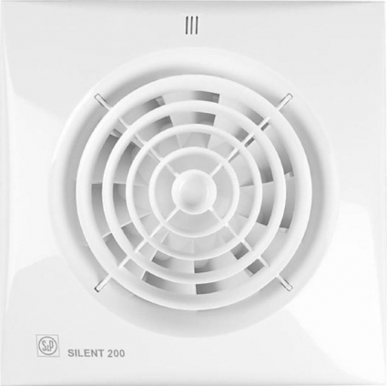 Вытяжной вентилятор Soler&Palau Silent-200 CRZ диаметр 120 мм, белый