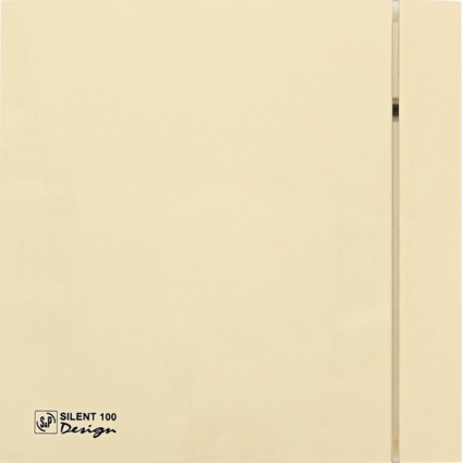 Вытяжной вентилятор Soler&Palau Silent 100 CRZ Design-4C ivory 5 сменных полосок бежевый, красный, с обратным клапаном