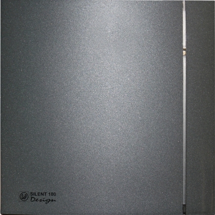Вытяжной вентилятор Soler&Palau Silent 100 CRZ Design-4C grey 5 сменных полосок серый, с обратным клапаном