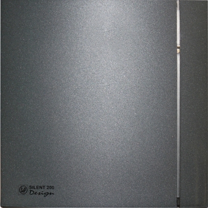 Вытяжной вентилятор Soler&Palau Silent 200 CZ Design-4C grey 5 сменных полосок диаметр 120 мм, серый