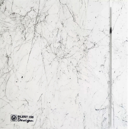 Вытяжной вентилятор Soler&Palau Silent 200 CZ Design-4C marble white 5 сменных полосок диаметр 120 мм, белый